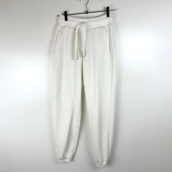 AllSaints Pants - AllSaints Lila Cuffed Sweatpants Off White Joggers WP005V XS